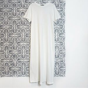 Tuckernuck Pomander Place White Cotton Maxi Zoe Tee Dress